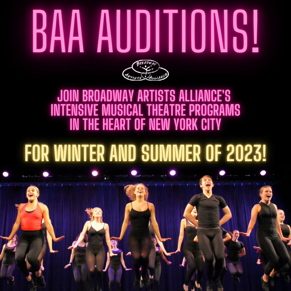 Broadway Artists Alliance Auditions